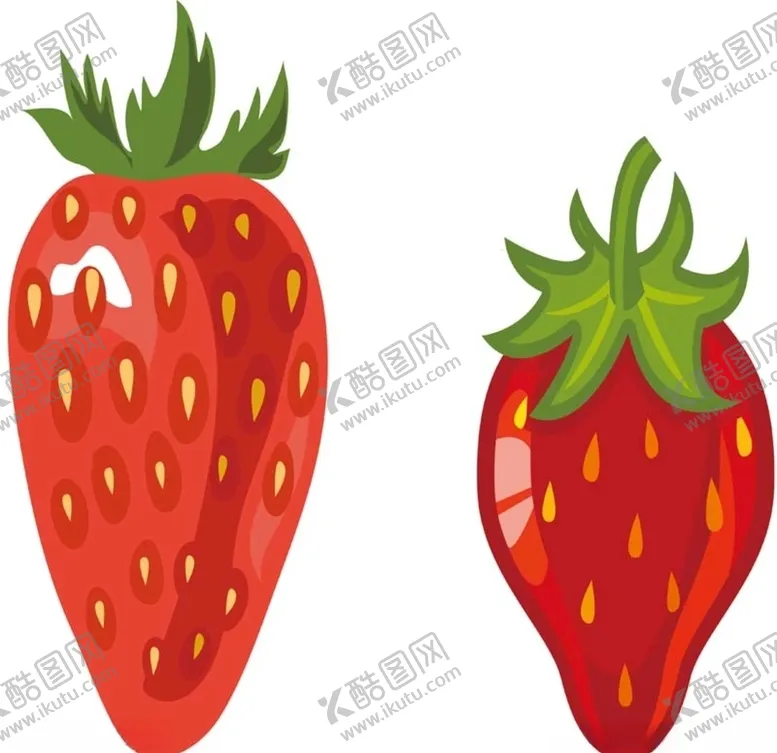 编号：78395806291045382928【酷图网】源文件下载-草莓卡通水果儿童矢量