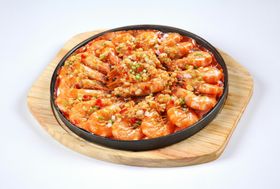 铁板蒜蓉大虾