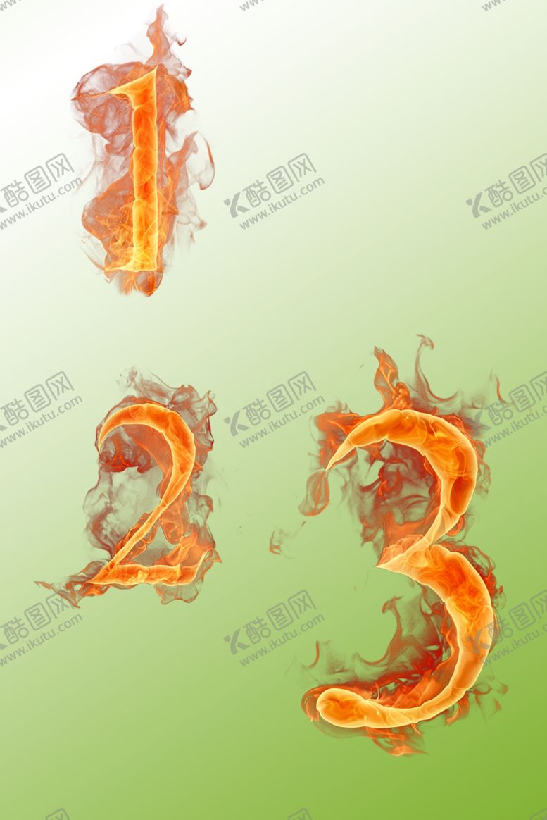 编号：18935602160249027953【酷图网】源文件下载-数字火焰特效字123