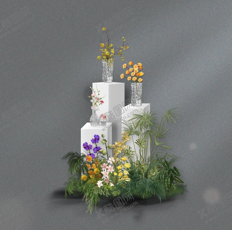 编号：84884702241100358897【酷图网】源文件下载-婚礼花艺绿植花艺绿植小景