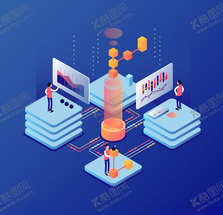 编号：12937005052210265785【酷图网】源文件下载-等距视角插画