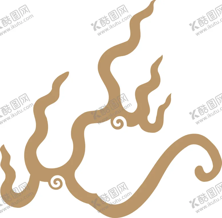 编号：96470702090118416081【酷图网】源文件下载-火纹古火图案 