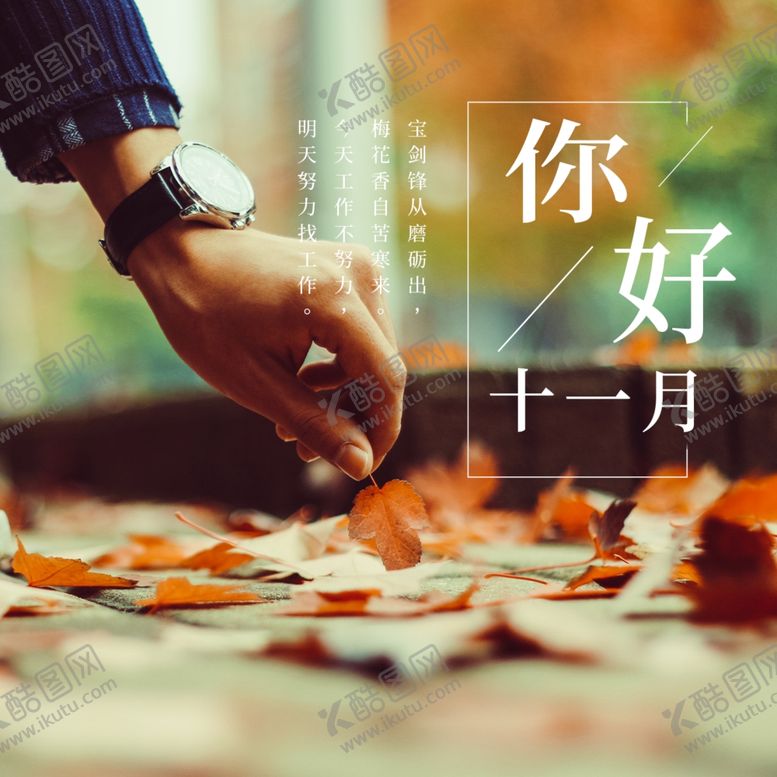 编号：10556906281749136078【酷图网】源文件下载-十一月你好