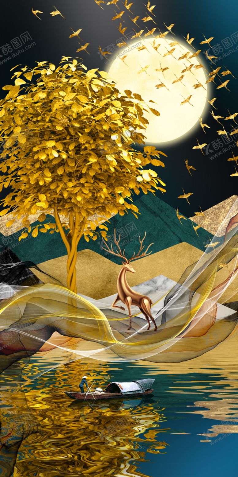 编号：57981209190143595637【酷图网】源文件下载-晶瓷画玄关