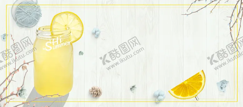 编号：60872909140157282176【酷图网】源文件下载-夏日饮品海报大暑夏天奶茶店店招