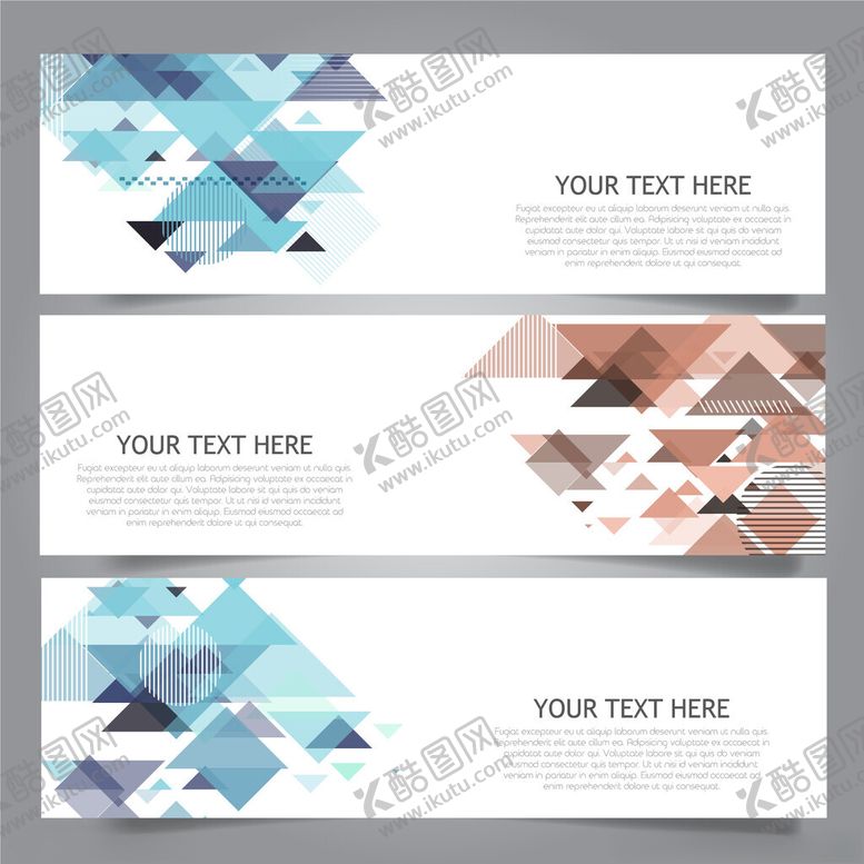 编号：94417211020937271236【酷图网】源文件下载-几何图案名片设计模板