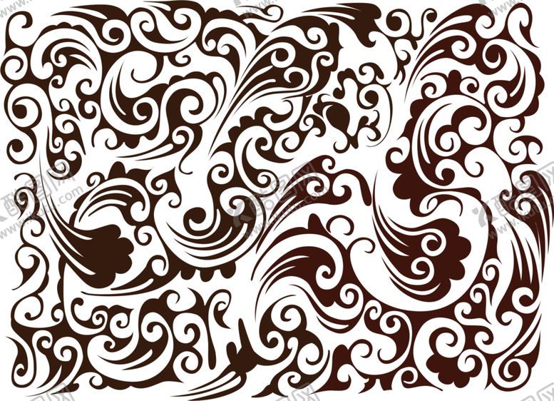 编号：71853609200034153361【酷图网】源文件下载-汉代服饰纹样