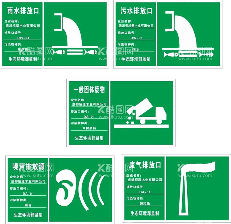 编号：43795009130750284603【酷图网】源文件下载-污水排放口一般固体废物