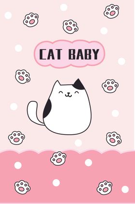可爱卡通猫咪插画