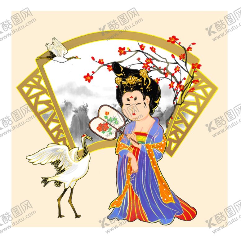 编号：51194909201227016447【酷图网】源文件下载-卡通侍女图