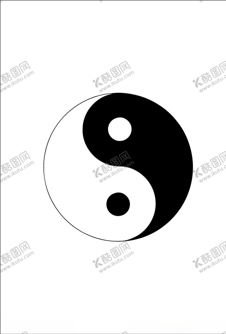 编号：72777705160950267326【酷图网】源文件下载-太极图标八卦图标太极剪影