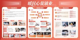 促就业展板宣传栏