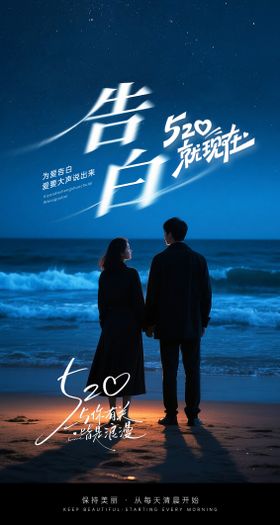 520朋友圈海报