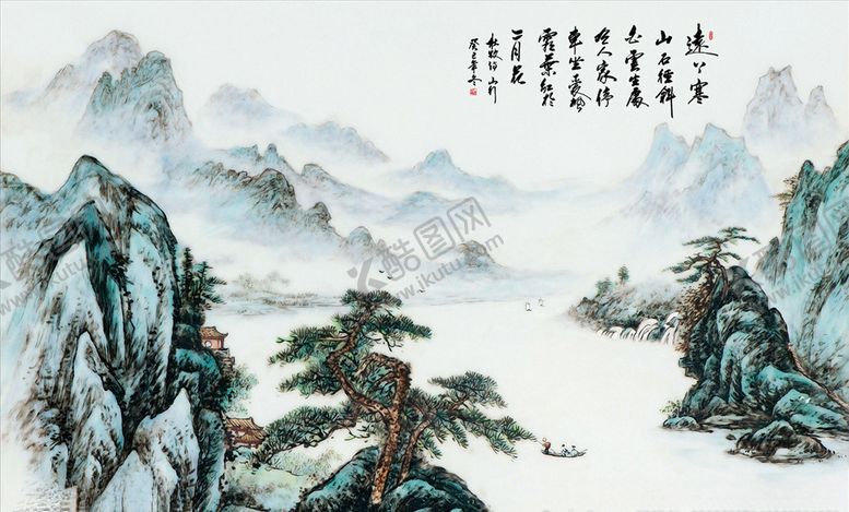编号：36658705191126328321【酷图网】源文件下载-中式水墨山水