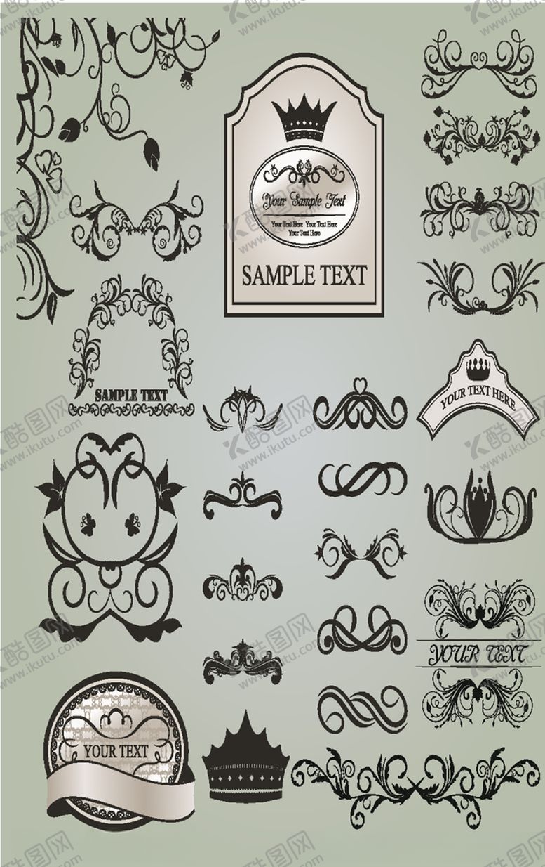 编号：13086910290923583259【酷图网】源文件下载-欧式花纹