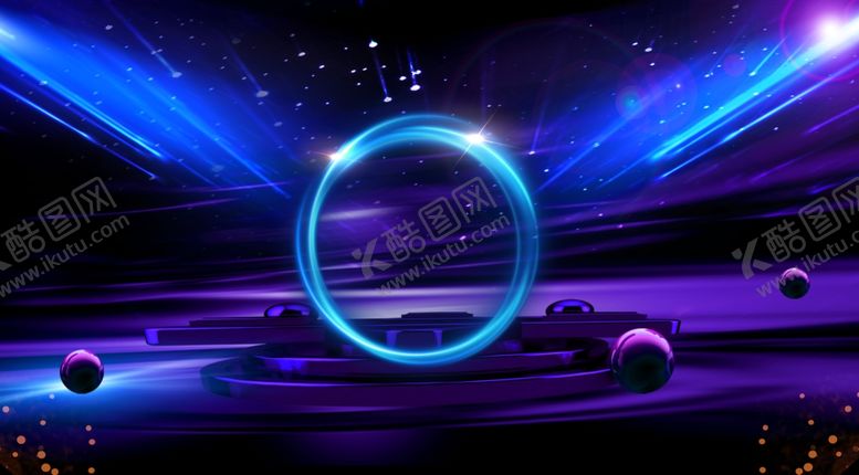编号：84918709291059139396【酷图网】源文件下载-颁奖晚会流光舞台背景