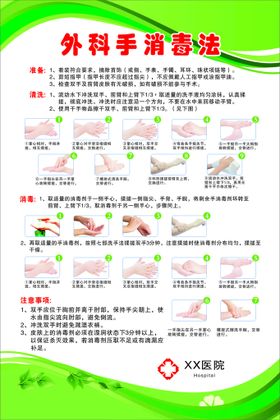 外科消毒洗手法