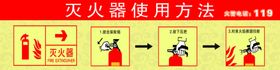 灭火器使用方法