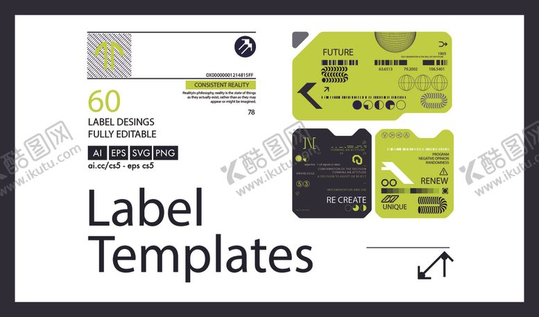 编号：99881211012313415539【酷图网】源文件下载-标签模板设计示例