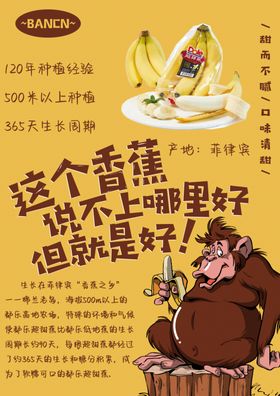 猩猩吃香蕉说不上哪好但爱