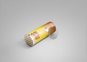 包装样机模板展示锡纸袋咖啡产品