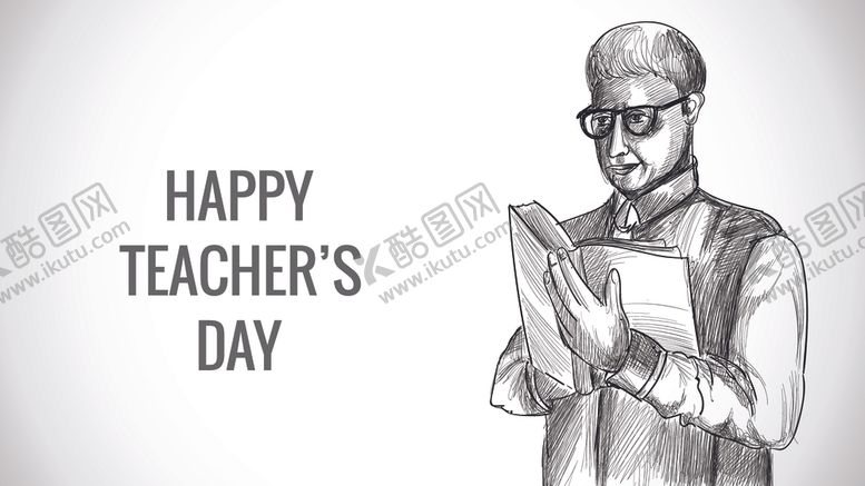 编号：33950906151432334498【酷图网】源文件下载-手绘教师节