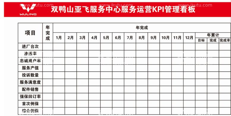 编号：27815511180713544960【酷图网】源文件下载-五菱汽车售后服务看板