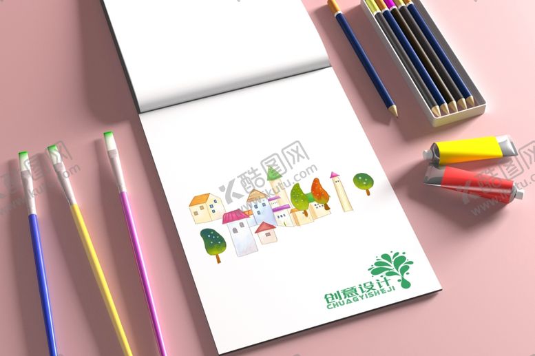 编号：37556209250940083705【酷图网】源文件下载-水彩画样机