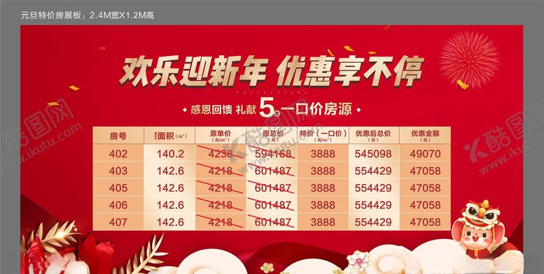 编号：88730710071704162744【酷图网】源文件下载-地产特价房展板