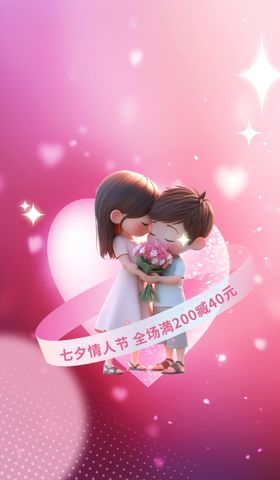 情人节宣传背景