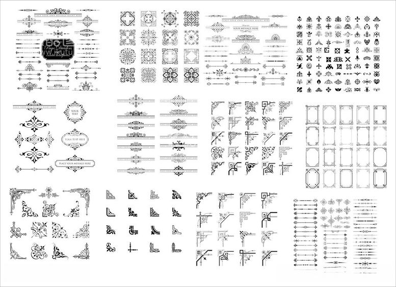 编号：86563912101338299602【酷图网】源文件下载-边花素材