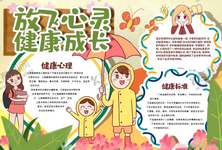 编号：40681505041121444932【酷图网】源文件下载-健康小报