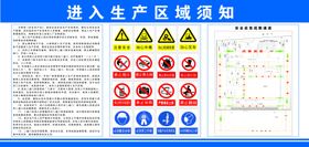 进入生产区域须知