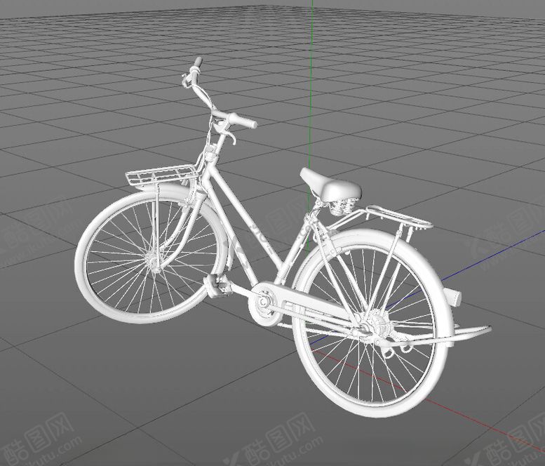 编号：67013902131418015161【酷图网】源文件下载-C4D模型自行车