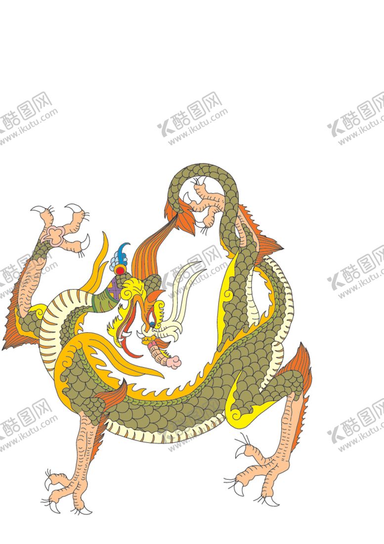 编号：26764112100836414278【酷图网】源文件下载-龙年图案