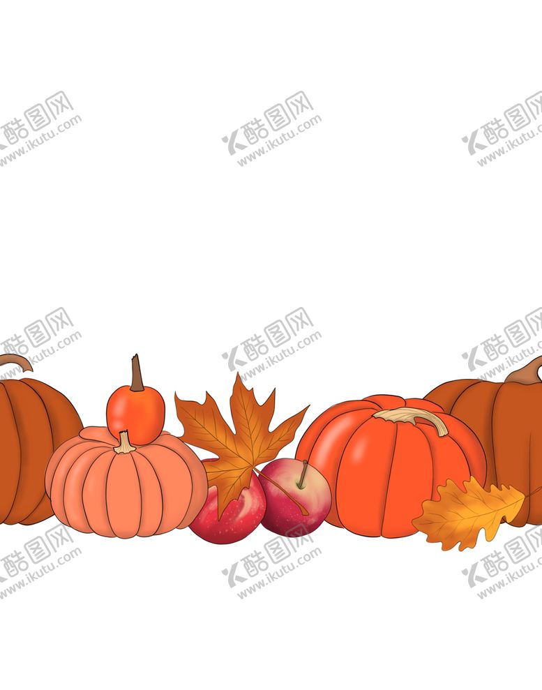 编号：70383910041946455472【酷图网】源文件下载-手绘丰收的季节设计插画素材 纹