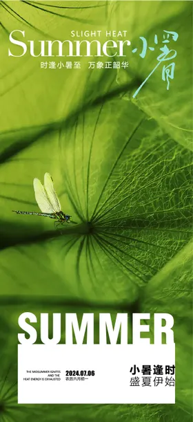 小暑节气海报