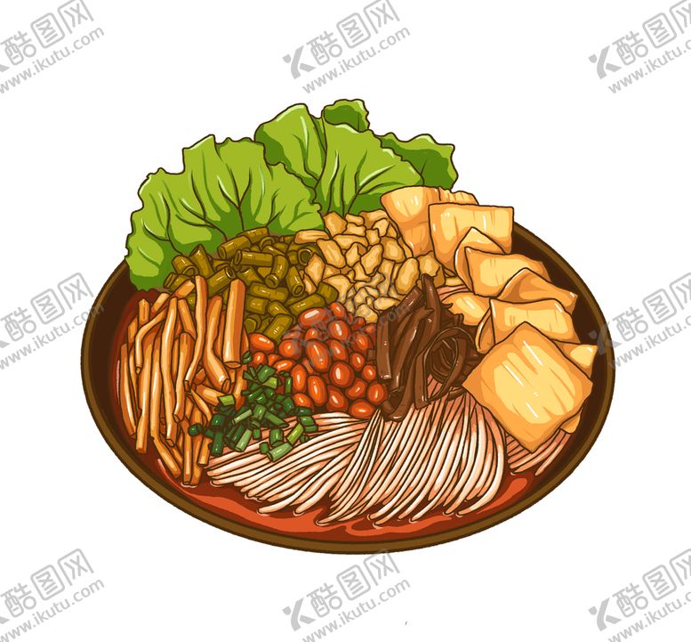 编号：08491509182253486150【酷图网】源文件下载-螺蛳粉插画