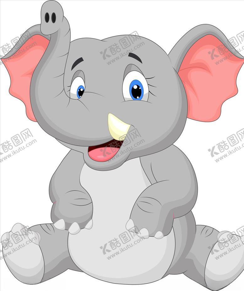 编号：18690609160851448507【酷图网】源文件下载-卡通大象