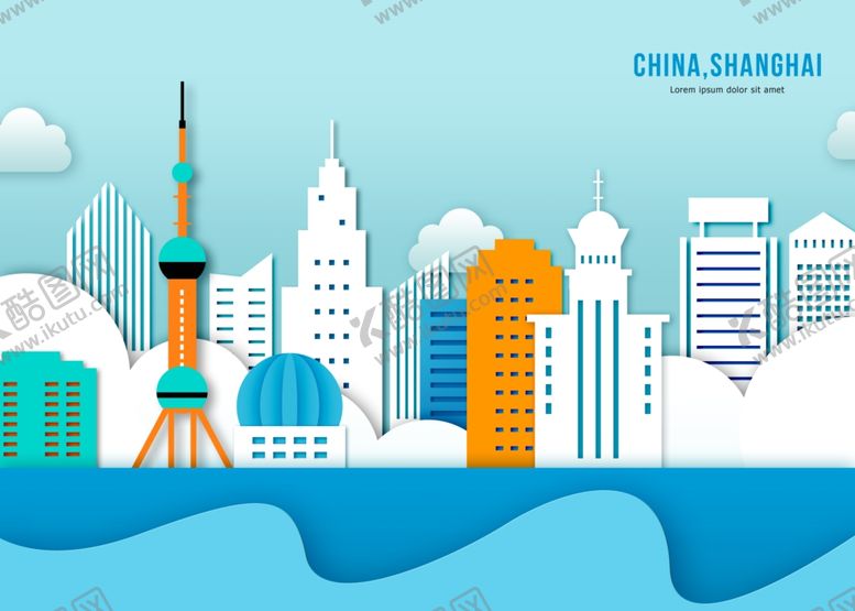 编号：46822001270932442706【酷图网】源文件下载-城市旅游剪纸海报