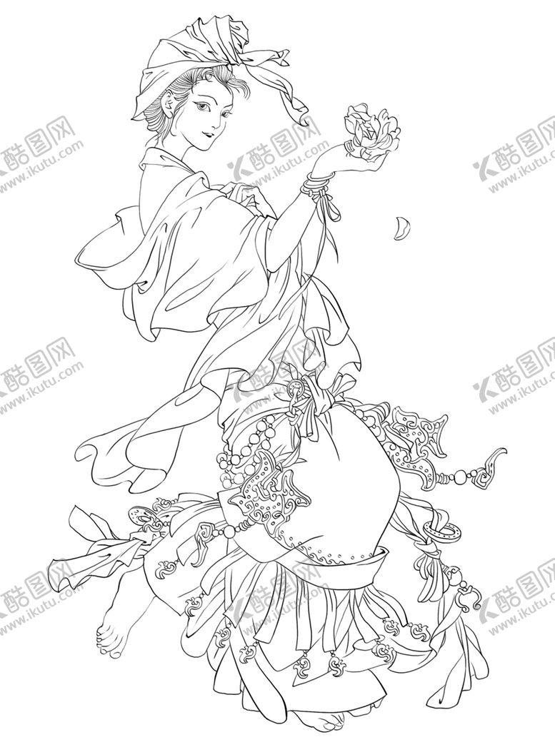 编号：83138709211509512941【酷图网】源文件下载-古代美女