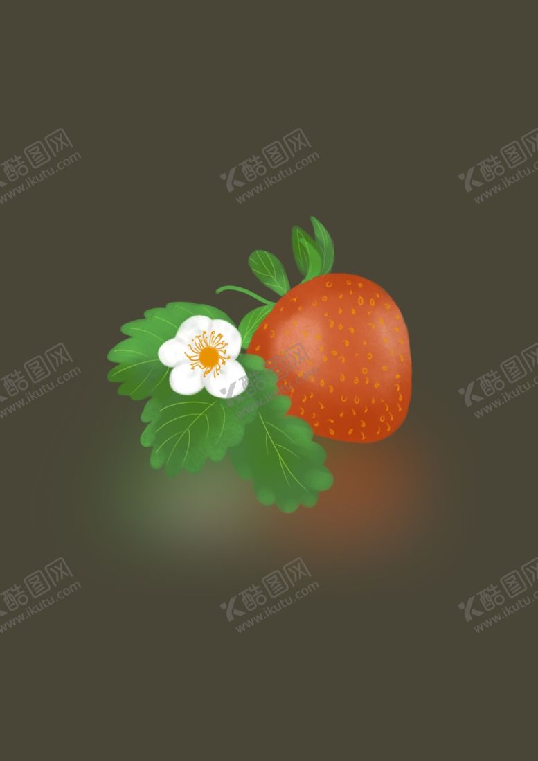 编号：31609906300757064534【酷图网】源文件下载-草莓手绘