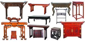 木桌子上手绘本子工具样机模板