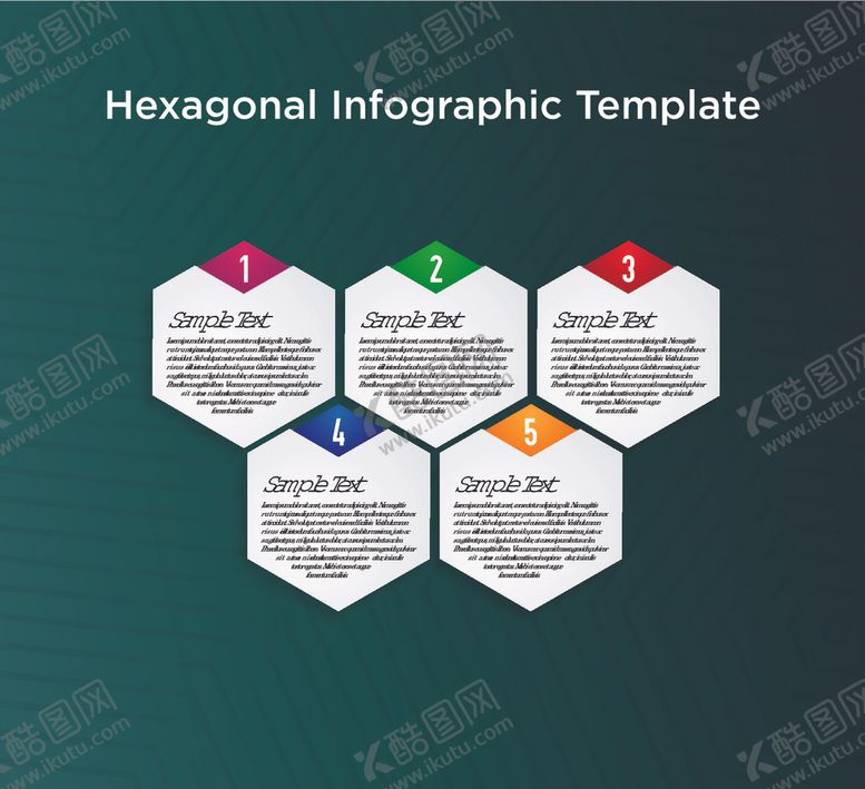 编号：55494410100753231601【酷图网】源文件下载-六边形信息图表