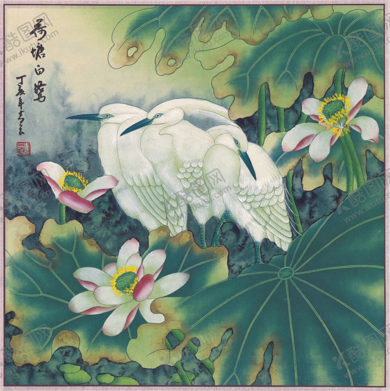 编号：71545707092030425059【酷图网】源文件下载-中式古典花鸟工笔画