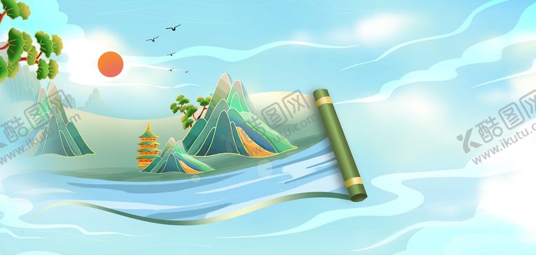 编号：09462309250850041298【酷图网】源文件下载-国潮海报设计图片