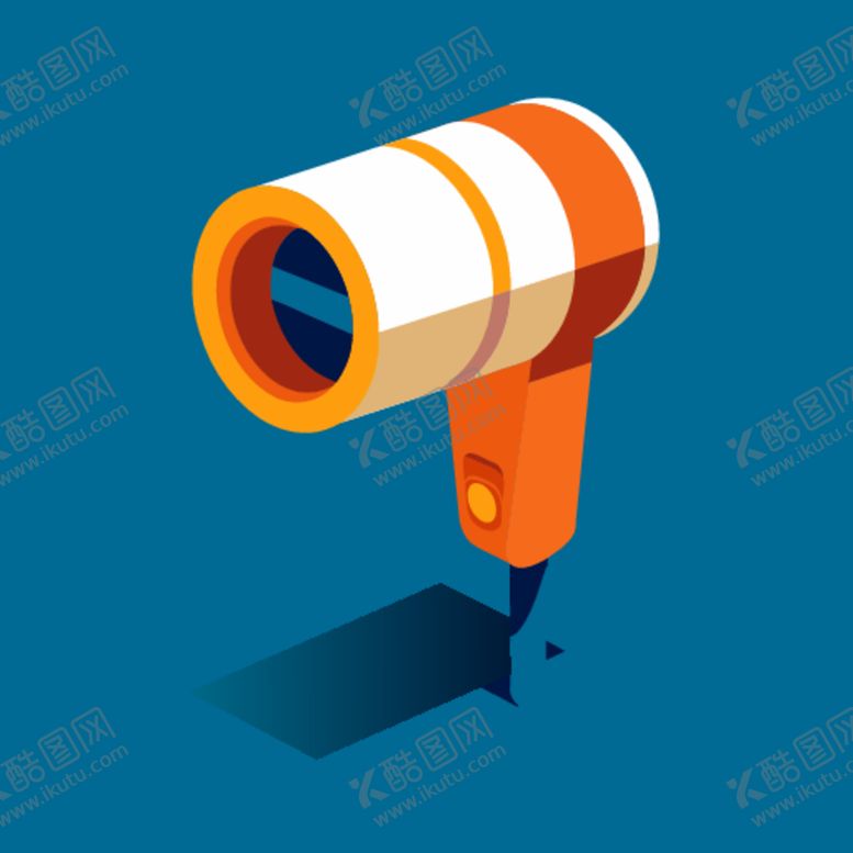 编号：41607812230535427101【酷图网】源文件下载-3D吹风机