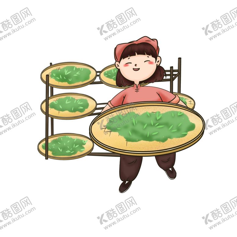 编号：82486907020635248355【酷图网】源文件下载-晒茶叶
