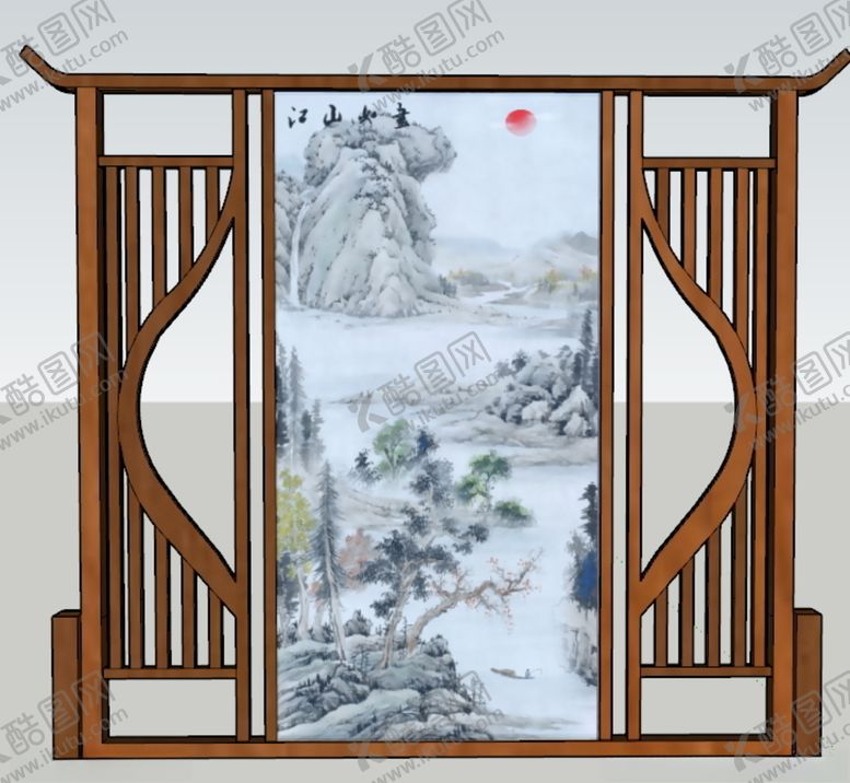 编号：25969909272333191997【酷图网】源文件下载-中式屏风