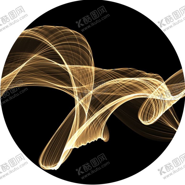 编号：30909712161623398842【酷图网】源文件下载-水彩动感线条圆形挂画装饰画